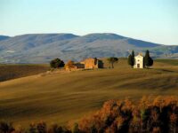 Un classico panorama della campagna Toscana