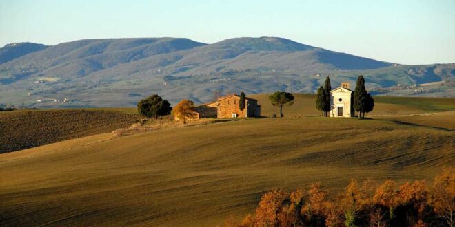 Un classico panorama della campagna Toscana