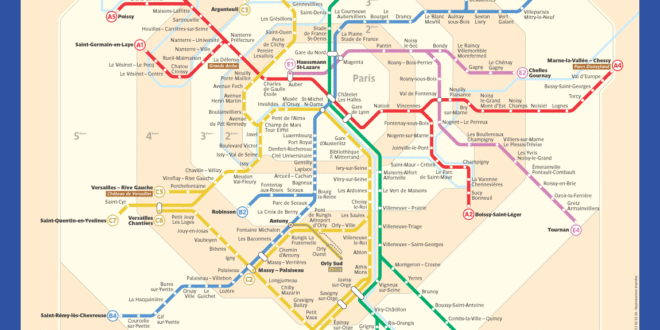 Mappa RER Parigi