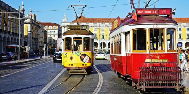 Lisbona e i famosi Tram