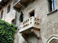 Verona il balcone di Giulietta