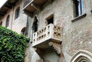 Verona il balcone di Giulietta