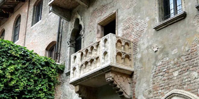 Verona il balcone di Giulietta